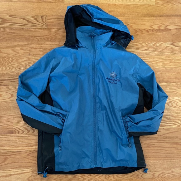 Santco Men's NWOT "Annapolis" Hooded Rain Jacket (M) - Picture 1 of 13